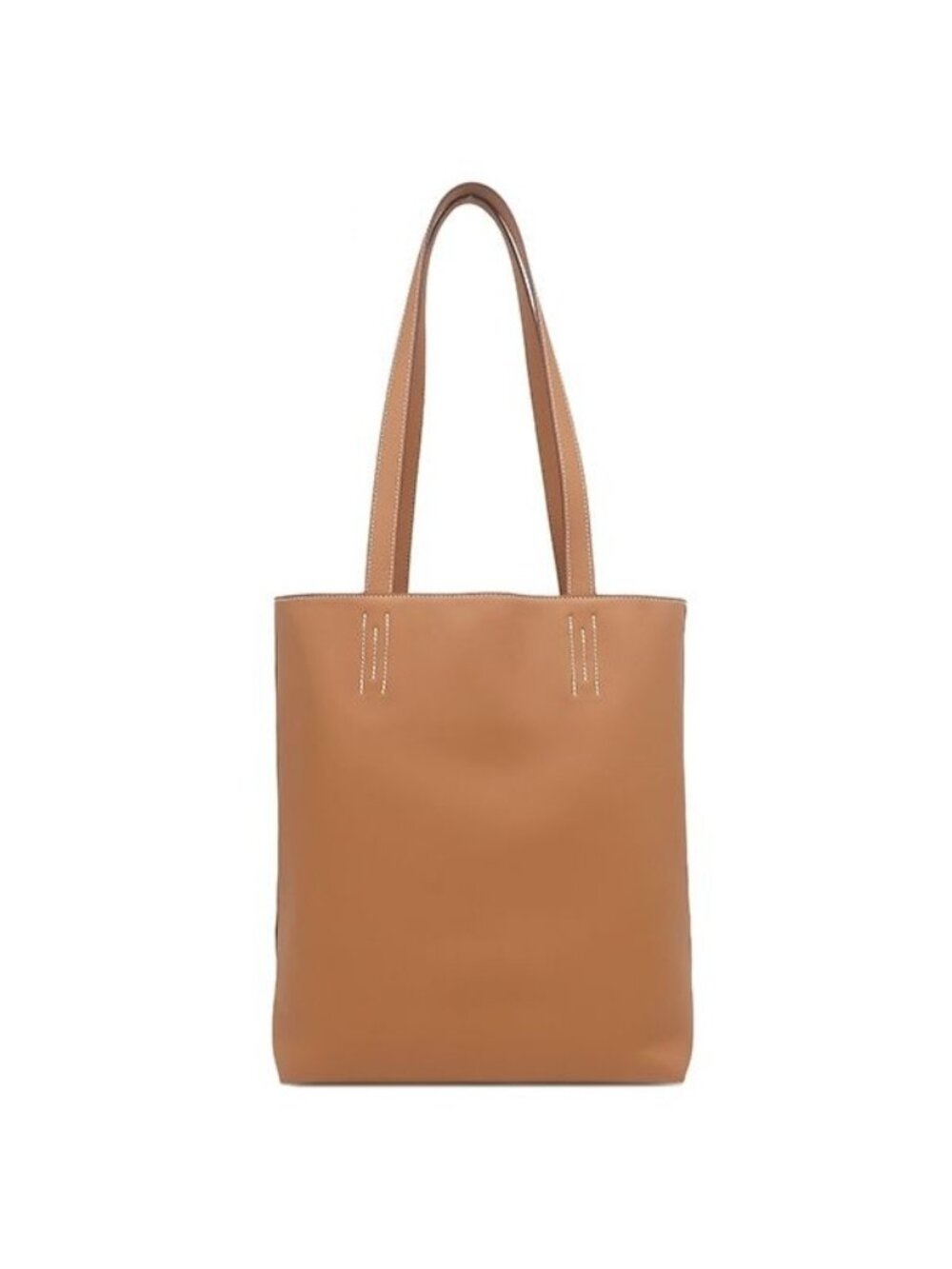Hermes Tote Bag Neo Double Sens 35 Veau Swift Gold Brown Reversible